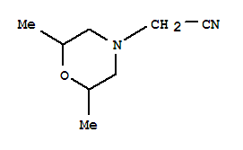 (9ci)-2,6-二甲基-4-嗎啉乙腈結(jié)構(gòu)式_790626-46-9結(jié)構(gòu)式