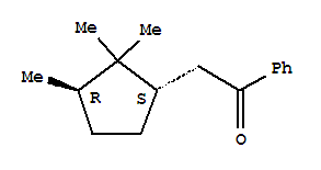 (9ci)-1-苯基-2-[(1s,3r)-2,2,3-三甲基環(huán)戊基]-乙酮結(jié)構(gòu)式_791104-81-9結(jié)構(gòu)式