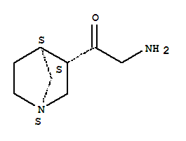(9ci)-2-氨基-1-(1-氮雜雙環(huán)[2.2.1]庚-3-基)-乙酮結構式_791747-10-9結構式