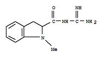 (9ci)-n-(氨基亞氨基甲基)-2,3-二氫-1-甲基-1H-吲哚-2-羧酰胺結(jié)構(gòu)式_792163-54-3結(jié)構(gòu)式