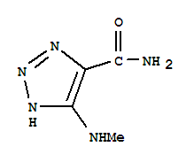 (9ci)-5-(甲基氨基)-1H-1,2,3-噻唑-4-羧酰胺結(jié)構(gòu)式_79248-05-8結(jié)構(gòu)式