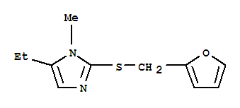 (9ci)-5-乙基-2-[(2-呋喃甲基)硫代]-1-甲基-1H-咪唑結(jié)構(gòu)式_792846-39-0結(jié)構(gòu)式