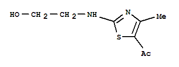 (9ci)-1-[2-[(2-羥基乙基)氨基]-4-甲基-5-噻唑]-乙酮結(jié)構(gòu)式_792862-60-3結(jié)構(gòu)式