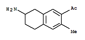 (9ci)-1-(7-氨基-5,6,7,8-四氫-3-甲基-2-萘)-乙酮結(jié)構(gòu)式_793652-59-2結(jié)構(gòu)式