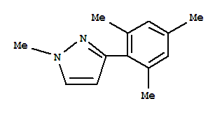 (9ci)-1-甲基-3-(2,4,6-三甲基苯基)-1H-吡唑結構式_793681-28-4結構式