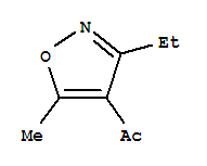 (9ci)-1-(3-乙基-5-甲基-4-異噁唑基)-乙酮結構式_79379-86-5結構式