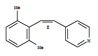 (9CI)-4-[(1Z)-2-(2,6-二甲基苯基)乙烯]-吡啶結(jié)構(gòu)式_794472-23-4結(jié)構(gòu)式