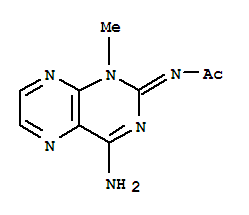 (9ci)-n-(4-氨基-1-甲基-2(1h)-蝶啶)-乙酰胺結(jié)構(gòu)式_794553-05-2結(jié)構(gòu)式