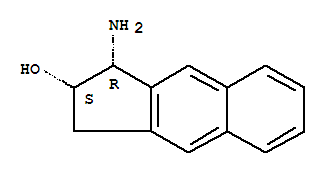 (1r,2s)-rel-(9ci)-1-氨基-2,3-二氫-1H-苯[f]茚-2-醇結(jié)構(gòu)式_796849-42-8結(jié)構(gòu)式