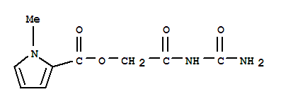 (9ci)-1-甲基-,2-[(氨基羰基)氨基]-2-氧代乙基酯1H-吡咯-2-羧酸結構式_796862-03-8結構式