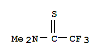 2,2,2-三氟-N,N-二甲基-乙烷硫代酰胺結(jié)構(gòu)式_79770-08-4結(jié)構(gòu)式