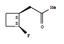 2-Propanone, 1-(2-fluorocyclobutyl)-, cis-(9ci) Structure,79877-99-9Structure