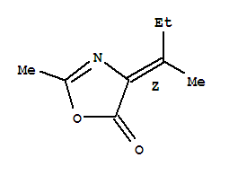 (z)-(9ci)-2-甲基-4-(1-甲基亞丙基)-,5(4H)-噁唑酮結(jié)構(gòu)式_79893-08-6結(jié)構(gòu)式