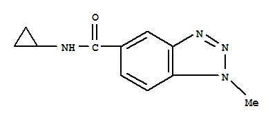 (9ci)-n-環(huán)丙基-1-甲基-1H-苯并噻唑-5-羧酰胺結(jié)構(gòu)式_799264-78-1結(jié)構(gòu)式