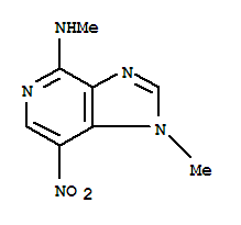 (9ci)-n,1-二甲基-7-硝基-1H-咪唑并[4,5-c]吡啶-4-胺結(jié)構(gòu)式_799780-76-0結(jié)構(gòu)式