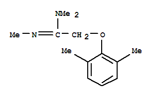 (8ci)-n,N,N-三甲基-2-(2,6-二甲苯基氧基)-乙脒結(jié)構(gòu)式_801183-83-5結(jié)構(gòu)式