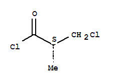 (R)-3-氯-2-甲基丙酰氯結構式_80141-51-1結構式