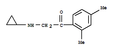 (8ci)-2-(環(huán)丙基氨基)-2,4-二甲基-苯乙酮結(jié)構(gòu)式_801983-70-0結(jié)構(gòu)式