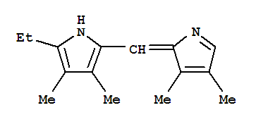 (8ci)-2-[(3,4-二甲基-2H-吡咯-2-基)甲基]-5-乙基-3,4-二甲基-吡咯結構式_802000-64-2結構式