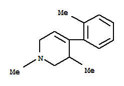 (8CI)-1,2,3,6-四氫-1,3-二甲基-4-鄰甲苯-吡啶結(jié)構(gòu)式_802028-39-3結(jié)構(gòu)式