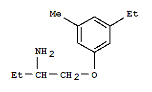 (8CI)-1-[[(5-乙基-間甲苯)氧基]甲基]-丙胺結(jié)構(gòu)式_802039-46-9結(jié)構(gòu)式