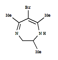 (8ci)-6-溴-2,3-二氫-2,5,7-三甲基-1H-1,4-二氮雜卓結(jié)構(gòu)式_802302-04-1結(jié)構(gòu)式