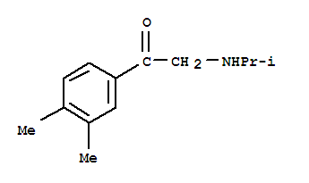 (8ci)-2-(異丙基氨基)-3,4-二甲基-苯乙酮結(jié)構(gòu)式_802302-53-0結(jié)構(gòu)式