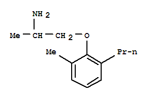 (8ci)-1-甲基-2-[(6-丙基-鄰甲苯)氧基]-乙胺結(jié)構(gòu)式_802608-96-4結(jié)構(gòu)式