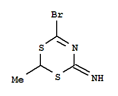 (8ci)-6-溴-4-亞氨基-2-甲基-4H-1,3,5-二噻嗪結(jié)構(gòu)式_802855-44-3結(jié)構(gòu)式