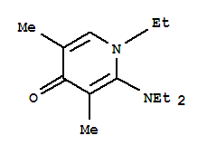 (8ci)-2-(二乙基氨基)-1-乙基-3,5-二甲基-4(1H)-吡啶酮結(jié)構(gòu)式_802888-76-2結(jié)構(gòu)式