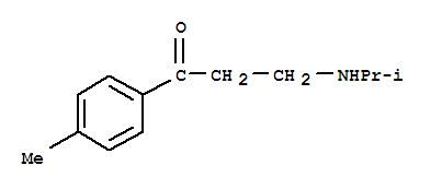 (9ci)-3-[(1-甲基乙基)氨基]-1-(4-甲基苯基)-1-丙酮結構式_804428-57-7結構式
