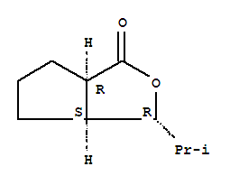 (3r,3as,6ar)-rel-(9ci)-六氫-3-(1-甲基乙基)-1H-環(huán)戊并[c]呋喃-1-酮結構式_804566-56-1結構式