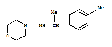 (9ci)-n-[1-(4-甲基苯基)乙基]-4-嗎啉結(jié)構(gòu)式_805192-74-9結(jié)構(gòu)式