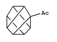 (9ci)-1-五環(huán)[4.2.0.02,5.03,8.04,7]辛基-乙酮結(jié)構(gòu)式_80606-52-6結(jié)構(gòu)式