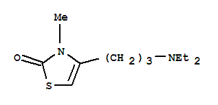 (9ci)-4-[3-(二乙基氨基)丙基]-3-甲基-2(3H)-噻唑酮結(jié)構(gòu)式_806619-10-3結(jié)構(gòu)式
