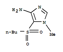 (9ci)-5-(丁基磺?；?-1-甲基-1H-咪唑-4-胺結(jié)構(gòu)式_806639-63-4結(jié)構(gòu)式