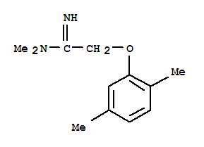 (9ci)-2-(2,5-二甲基苯氧基)-N,N-二甲基-乙脒結(jié)構(gòu)式_807328-18-3結(jié)構(gòu)式