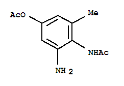 (9CI)-N-[4-(乙?；趸?-2-氨基-6-甲基苯基]-乙酰胺結(jié)構(gòu)式_808743-19-3結(jié)構(gòu)式