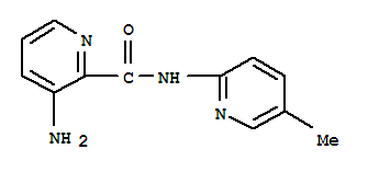 (9ci)-3-氨基-n-(5-甲基-2-吡啶)-2-吡啶羧酰胺結(jié)構(gòu)式_809288-71-9結(jié)構(gòu)式
