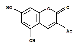 (9ci)-3-乙?；?5,7-二羥基-2H-1-苯并吡喃-2-酮結(jié)構(gòu)式_810676-37-0結(jié)構(gòu)式