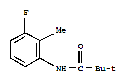 (9CI)-N-(3-氟-2-甲基苯基)-2,2-二甲基-丙酰胺結構式_811810-61-4結構式