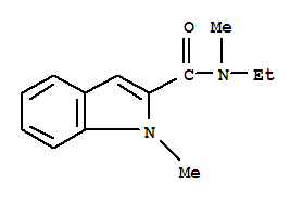 (9ci)-n-乙基-n,1-二甲基-1H-吲哚-2-羧酰胺結(jié)構(gòu)式_815575-77-0結(jié)構(gòu)式
