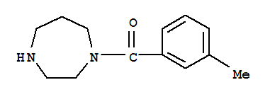 (9ci)-六氫-1-(3-甲基苯甲酰基)-1H-1,4-二氮雜卓結(jié)構(gòu)式_815650-83-0結(jié)構(gòu)式