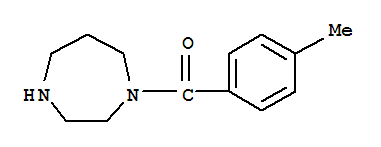 (9ci)-六氫-1-(4-甲基苯甲酰基)-1H-1,4-二氮雜卓結(jié)構(gòu)式_815650-96-5結(jié)構(gòu)式