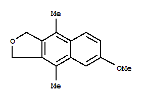 (9ci)-1,3-二氫-6-甲氧基-4,9-二甲基-萘并[2,3-c]呋喃結(jié)構(gòu)式_816463-34-0結(jié)構(gòu)式