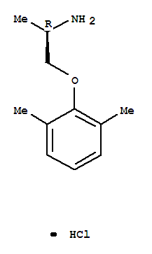 (2R)-1-(2,6-二甲基苯氧基)-2-丙氯化銨結構式_81771-86-0結構式