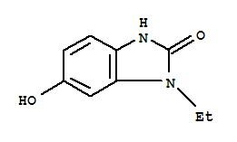 1-乙基-1,3-二氫-6-羥基-(9Ci)-2H-苯并咪唑-2-酮結(jié)構(gòu)式_81822-92-6結(jié)構(gòu)式