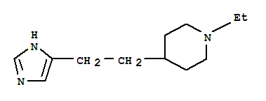 (9CI)-1-乙基-4-[2-(1H-咪唑-4-基)乙基]-哌啶結(jié)構(gòu)式_819045-82-4結(jié)構(gòu)式
