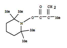 (9CI)-2,2,6,6-四甲基-1-[(2-甲基-1-氧代-2-丙烯基)氧基]-哌啶結(jié)構(gòu)式_819084-82-7結(jié)構(gòu)式