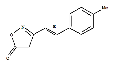 (9ci)-3-[(1e)-2-(4-甲基苯基)乙烯]-5(4H)-異噁唑酮結(jié)構(gòu)式_820967-84-8結(jié)構(gòu)式